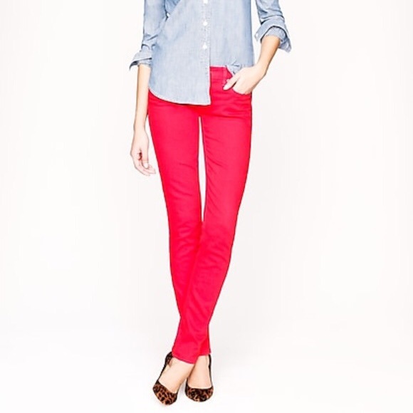 J. Crew Denim - J.Crew Red Matchstick Denim